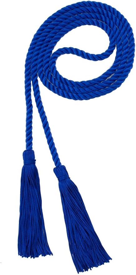 Tassel Depot Graduation Honor Cord - Royal - Every School Color Available - Made in USA