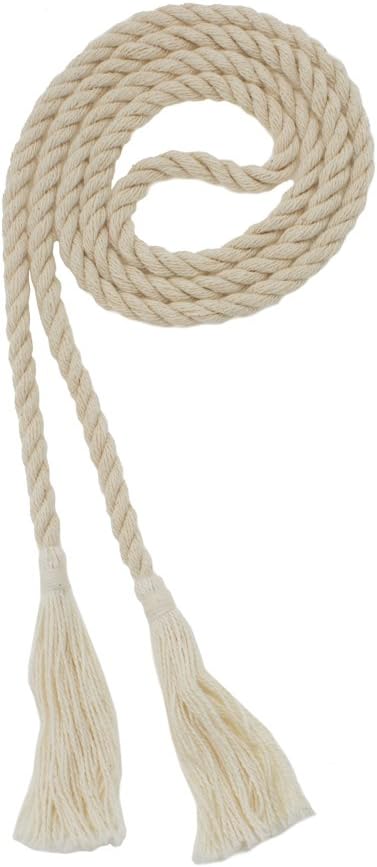 Tassel Depot Graduation Honor Cord - Natural Cotton - Every School Color Available - Made in USA