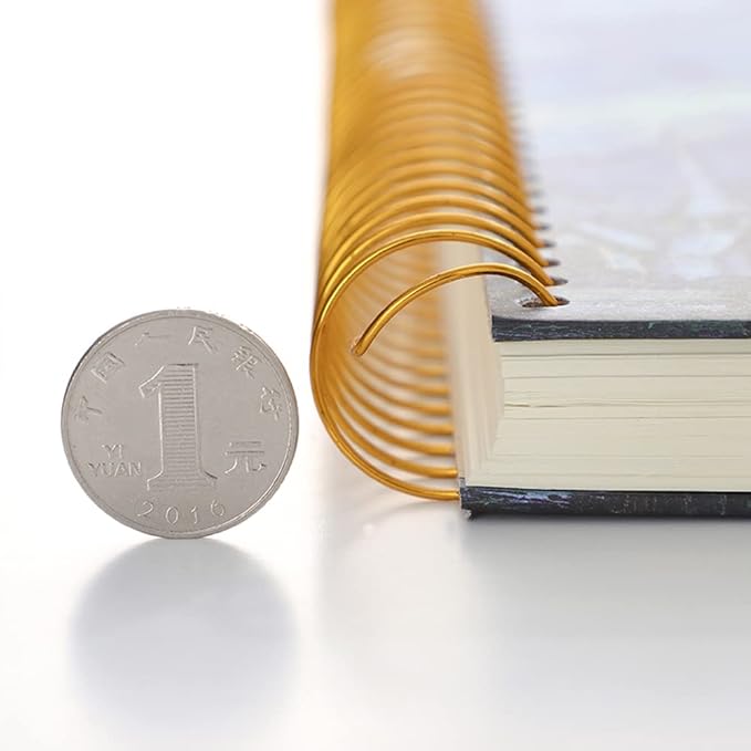 Van Gogh Notebook Hardcover Spiral Notebook Art Journal 10.6" x 7.3" 300 Pages Spiral Wide Ruled Notebook, Notebooks for Work,Gifts,Office,School