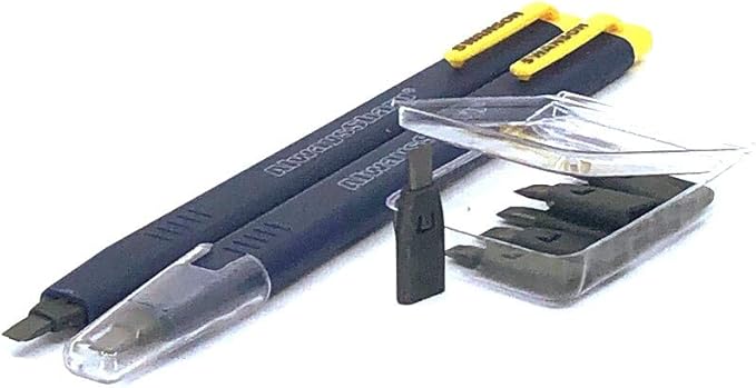 Swanson Tool Co Black Mechanical Carpenter Pencil Refills works with Swanson Always Sharp CP216 (Pack of 2)