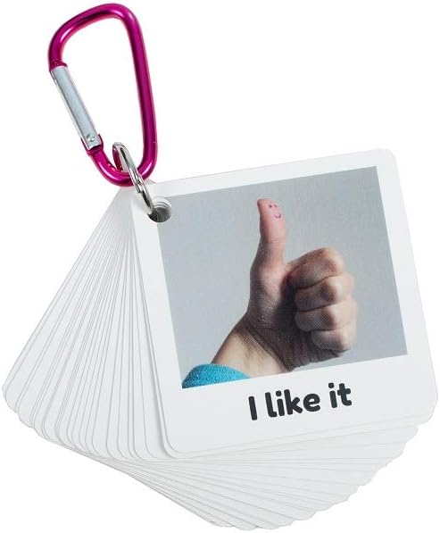 Communication Cards: Basic Phrases with Book Ring - Heavy Duty