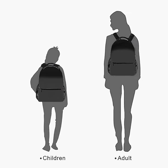 Fiokroo Game Joystick Colorful Silhouettes Backpack School Bag For Students Teens Men Women Laptop Backpacks Travel Daypack Bag With Multiple Pockets