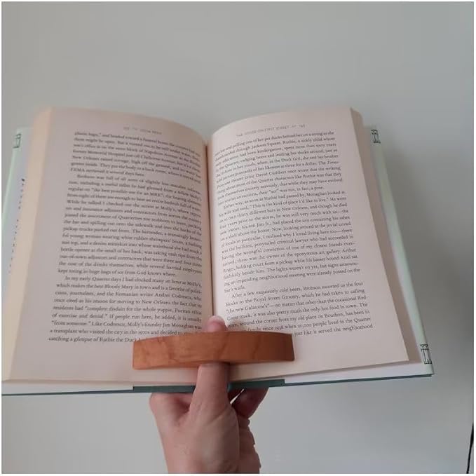 Creative Flower Wooden Bookmark for Men, Wooden Carving Book Mark Gifts for Men Valentine's Day (Flowers)