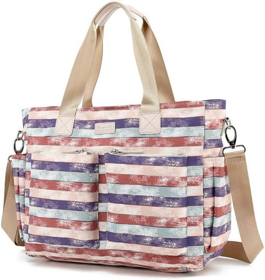 canvaslife Laptop Briefcase, Practical Waterproof Versatile Laptop Shoulder Messenger Bag (15 "-15.6" A-11)