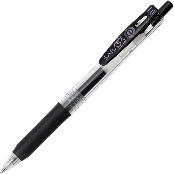 Zebra Sarasa Clip 1.0mm Black P-JJE15-BK5 (5-Pen-Pack)