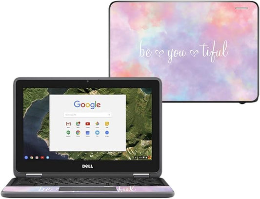 Mightyskins Skin Compatible with Dell Chromebook 11" 3180 - BeYouTiful | Protective, Durable, and Unique Vinyl Decal Wrap Cover | Easy to Apply, Remove, and Change Styles | Made in The USA