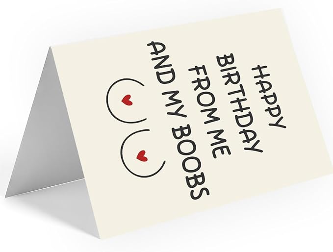 Humorous Birthday Card for Men, Husband, Boyfriend, and Him | Happy Birthday Gifts & Decorations for Men