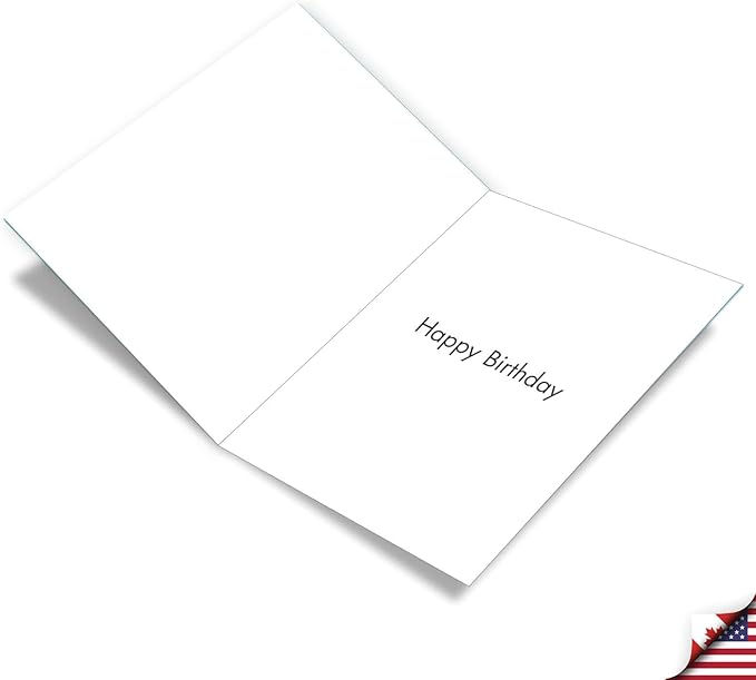 The Best Card Company - 1 Large Birthday Card with Envelope (8.5 x 11 Inch) - Fun Celebration Card for Birthdays - Birthday Candles J6555ABDG