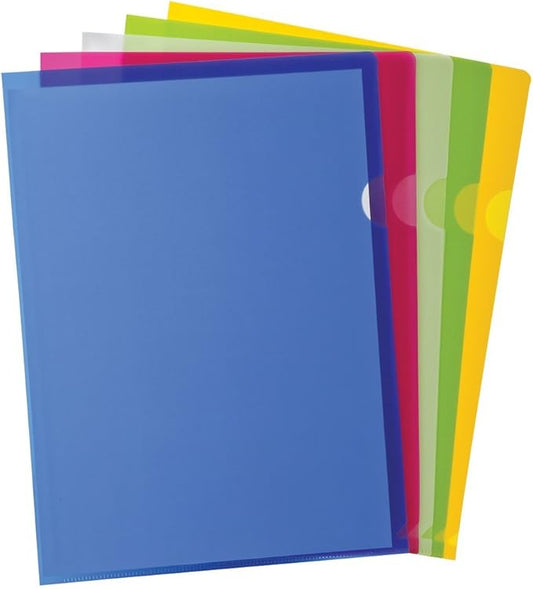 Pendaflex Poly Project Pocket, Letter Size, Assorted Colors, 10/Pack (53296)