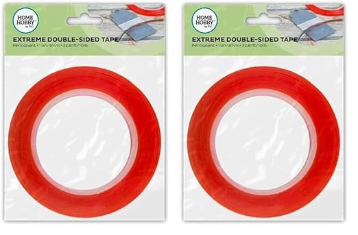 Home & Hobby Red Line Double-Sided Tape 1/8" (Pack of 2)