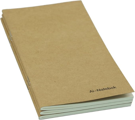 Blank Paper Travel Notebook Inserts, Unlined Refill for Travelers Notebook/Journal - 7.4 X 4 Inch - Set of 3-240 Pages, Supply by ai-natebok