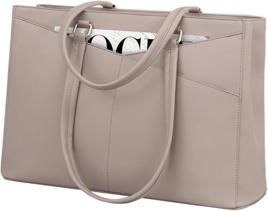 LOVEVOOK Laptop Tote Bag for Women, Office Work Bag Briefcase fit for 15.6 inch Laptop, Large Capacity Teacher Computer Bag Handbag