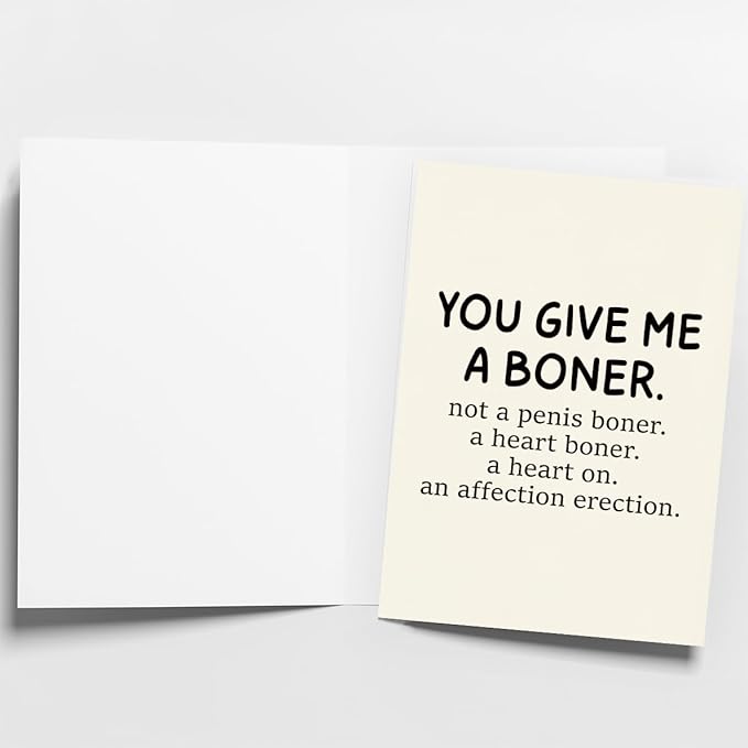 Funny Birthday Card & Gifts for Husband, Boyfriend, Him, Happy Anniversary Card & Gifts, Valentine Day Gifts, Card