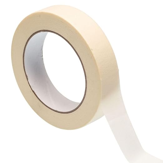 GTSE Masking Tape, 1 Roll, 1 inch x 55 Yards (164 ft), Multi-Surface Adhesive Painting Tape, Perfect for Painting, Home, Office, School, Art, Crafts, Glass, Vinyl