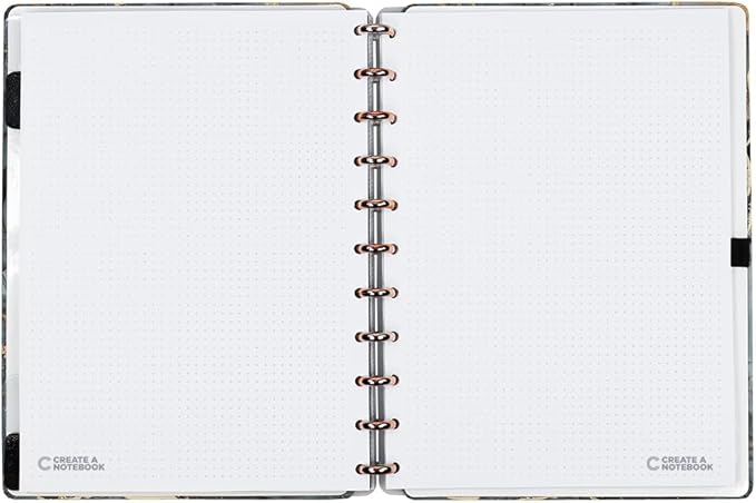 Discbound Notebook Refills Paper Dotted - Paper Size 7.87 x 10.82 inches for Custom Discbound Notebook, Planner or Daily Use – 90 GSM Custom Note-Taking System Discbound Inserts – 30 Sheets