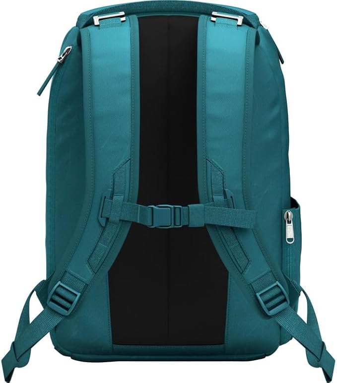 Db Journey Ramverk Backpack - Durable Travel Backpack with Laptop Compartment & Pockets for Work, Luggage Backpack with Roller Bag Hook Up System, 21L - Midnight Teal