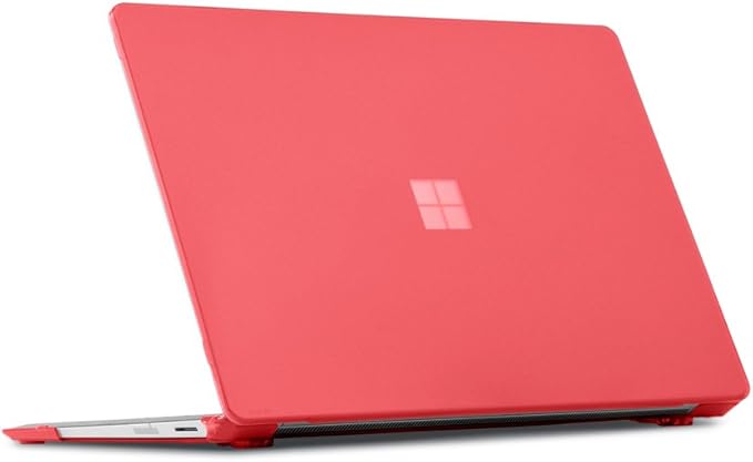 mCover Hard Case Only Compatible for 13.5" Microsoft Surface Laptop (5/4 / 3/2 / 1) with Alcantara Keyboard - Red
