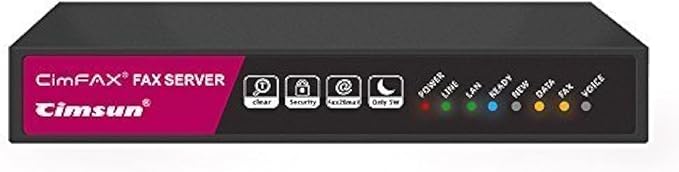 CimFAX A5 Paperless Fax Machine Send Fax from PC/Mobile Phone via Fax Line 24/7 Anytime Anywhere Fax Remotely Fax Server 5 Users Fax2email