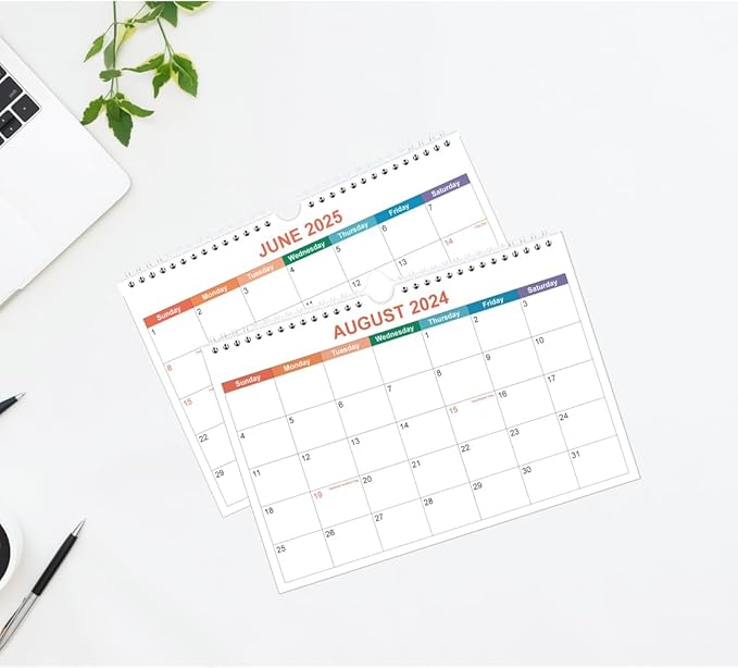 Mini Calendar 2025 - Small 2025 Calendar from January 2025 - December 2025, 12 Months Little Calendar with Premium Paper, 5.8" x 8.5", Colorful