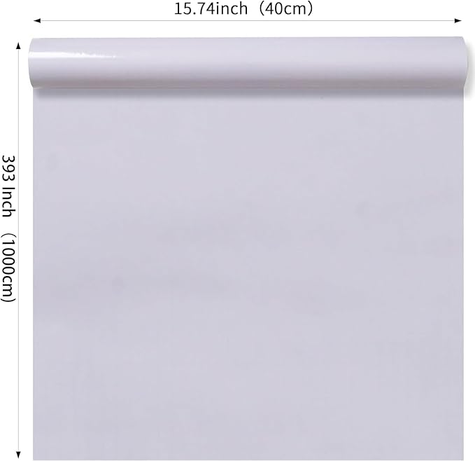 Clear Contact Paper, Plastic Wall Protector Sheet, Clear Contact Paper Peel and Stick, Self Adhesive Removable Book Cover Protector (Clear 15.7 x 393 in)