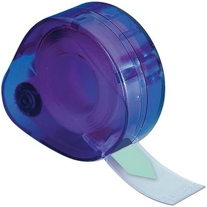 Redi-Tag "Please Initial" Printed Arrow Dispenser Flags, 120 Flags per Dispenser, Mint Adhesive Reminders, 1-3/4" x 9/16" (B81114)