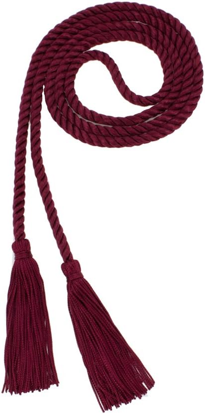 Tassel Depot Graduation Honor Cord - Maroon - Every School Color Available - Made in USA