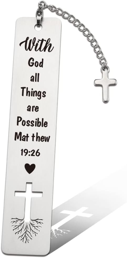 Christian Inspirational Gift for Women, Bible Verse Bookmark with Tassel Lover Gift for Women, Birthday Christmas Bookmarks Gifts for Female Sister Bookworms Friends Girl Book Club Religious Gift-ZB2