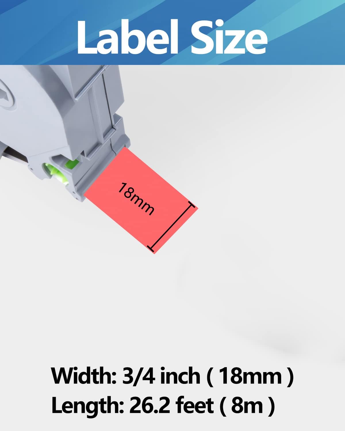 Weemay Compatible 3 Pack TZe-441 Replacement for Brother P-Touch Label Tape 18mm 0.7 Black on Red 3/4 TZe TZ Tape TZ-441 TZ441 TZe441 for PT-D400AD PT-D610BT PT-D600 PT-D410 Printer, 0.7" x 26.2'