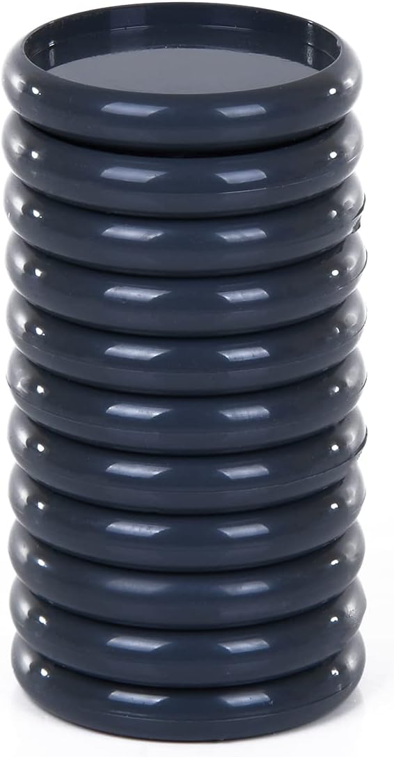 Talia Discbound Notebook - Discs (Charcoal, 1inch)