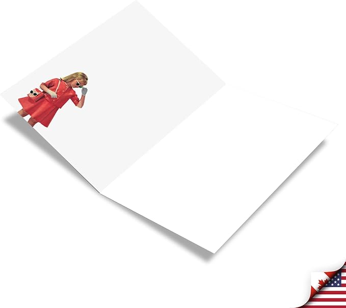 NobleWorks Humorous Blank Birthday Greeting Card with 5 x 7 Inch Envelope (1 Card) Listen Up C7026BDB