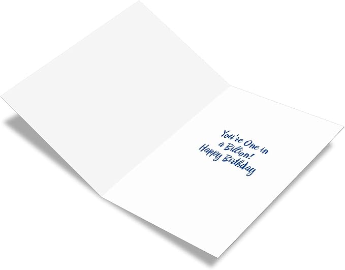 NobleWorks - Funny Happy Birthday Card with Envelope - Colorful Humor Card, Greeting Note - Be A Unicorn C6893BDG