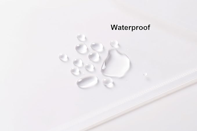 6''x4'' Vertical Plastic Envelopes Hook Loop Closure Coupon Receipt Storage Holder 30 Pack