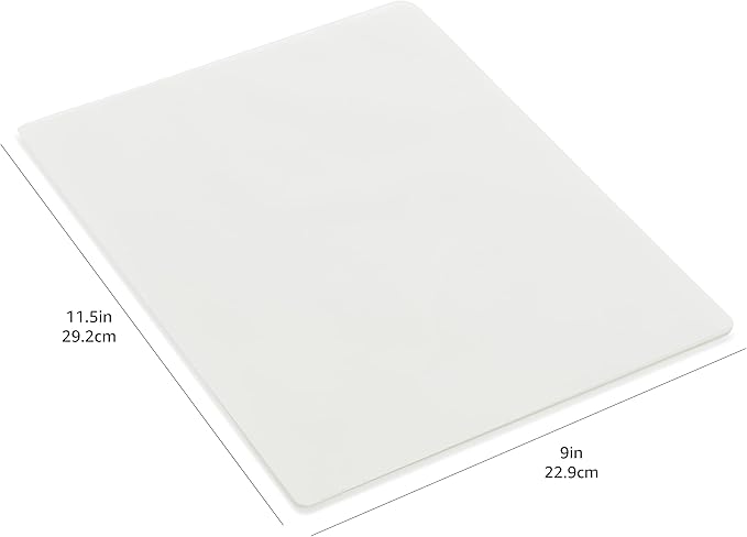 Amazon Basics Clear Thermal Laminating Plastic Paper Laminator Sheets - 11.5 x 9.0-Inch, 100-Pack, 3 mil