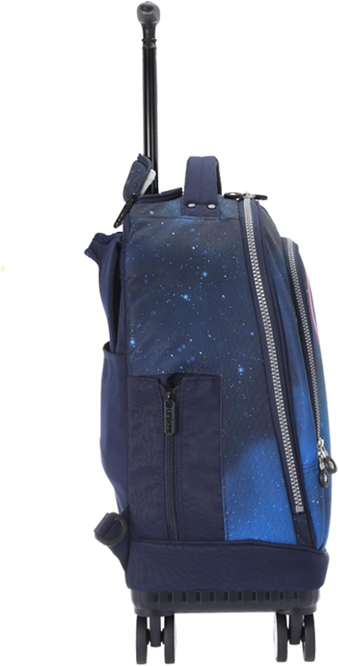 UNIKER Rolling Backpack with Wheels for Travel, Roller Backpack for Women, Wheeled Laptop Bag Fits 15.6 Inch Notebook