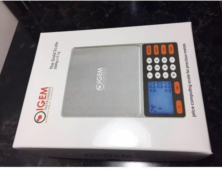 The Gold Scale - 2000x0.1g Professional Gold Price Calculating Scale