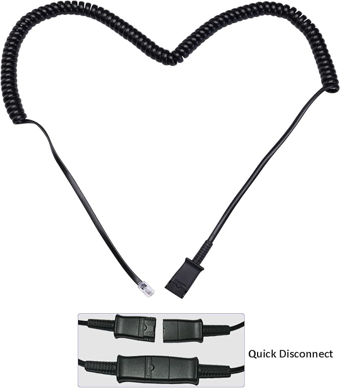 Cisco Phone Headset Corded RJ9 Telephone Headset with Noise Cancelling Mic Compatible with Cisco CP-7821 7841 7942G 7931G 7940 7941G 7945G 7960 7961G 7962G 7965G 7975G 8841 8861 9951 9971 etc