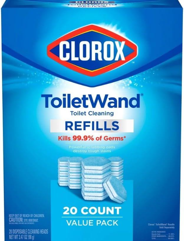 CLOROX ToiletWand Toilet Cleaning System (20 Refill Counts)