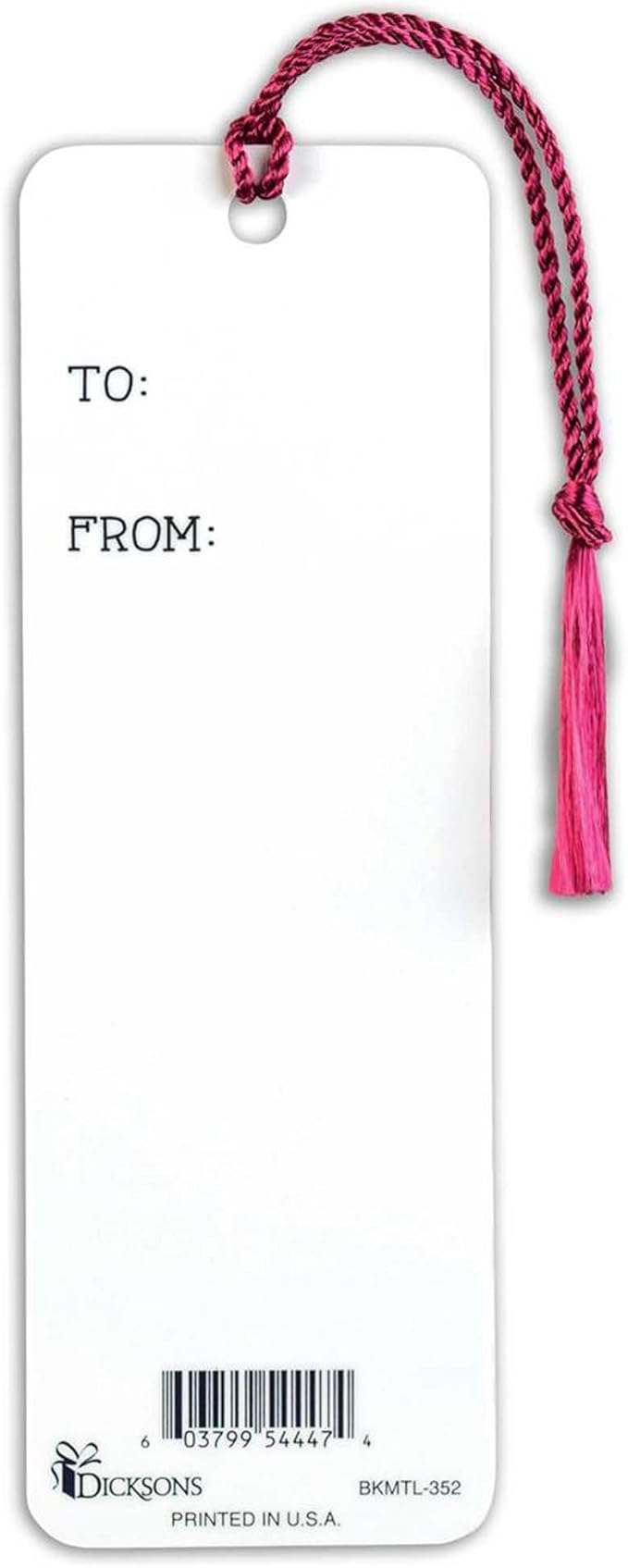 Dicksons Fruit of Spirit Joy Peace Love Joy 2 x 6 Paper Keepsake Bookmark with Tassel Pack of 12