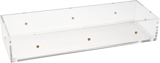 russell+hazel Long Acrylic Drawer Bloc, 9” x 3”, Desktop Organization, Clear, 1 Count, 98145