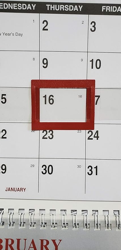 Calendar Company 2025 3 Month At a Glance Wall Calendar with Scenic Covered Bridge. (FREE RED DATE SLIDE!) Made in the USA! (12_CoveredBridge)