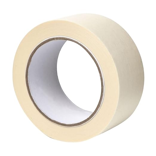 GTSE Masking Tape, 1 Roll, 2 inches x 55 Yards (164 ft), Multi-Surface Adhesive Painting Tape, Perfect for Painting, Home, Office, School, Art, Crafts, Glass, Vinyl