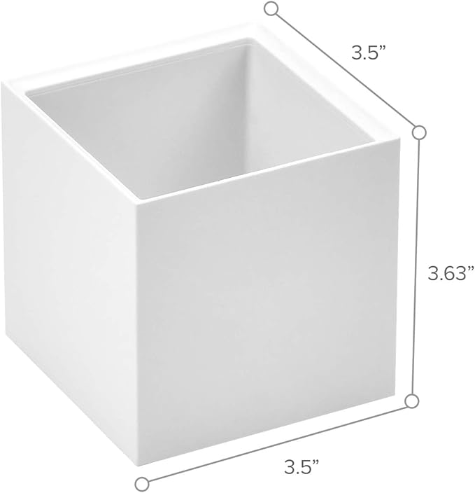 Bostitch Office Konnect Pencil Cup Desk Organizer, Pen Cup, White