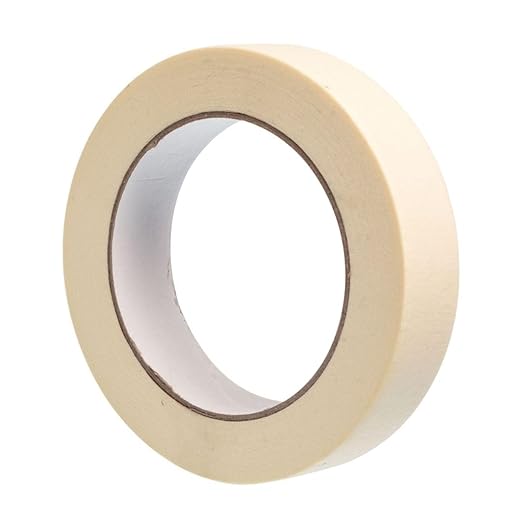 GTSE Masking Tape, 1 Roll, 1 inch x 55 Yards (164 ft), Multi-Surface Adhesive Painting Tape, Perfect for Painting, Home, Office, School, Art, Crafts, Glass, Vinyl