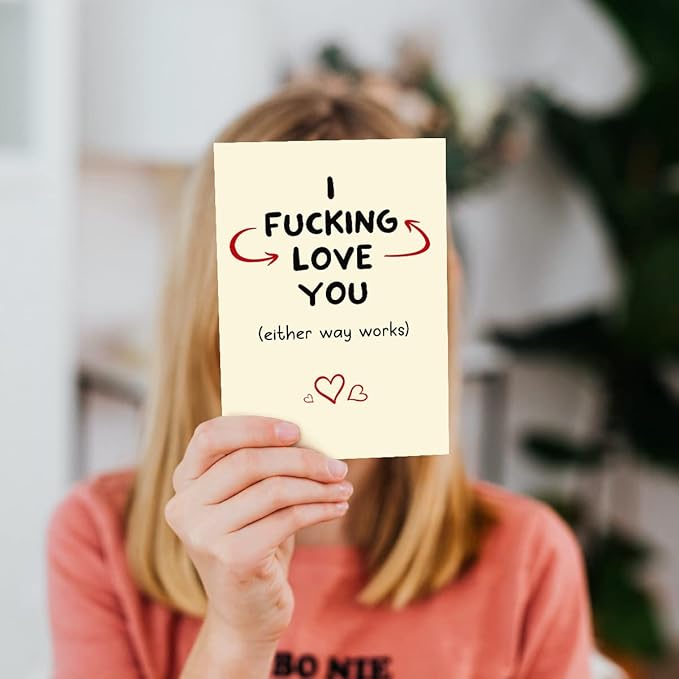 Cheerin Funny Anniversary Greeting Card with Envelope - Romantic Birthday Card - Hilarious Gifts for Him Her Girlfriend Boyfriend Wife Husband