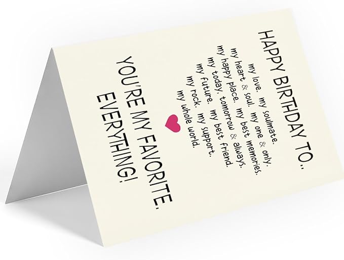 Funny Birthday Card & Gifts for Men Husband Boyfriend Him, Happy Bday Card, Sweetheart Romantic Raunchy