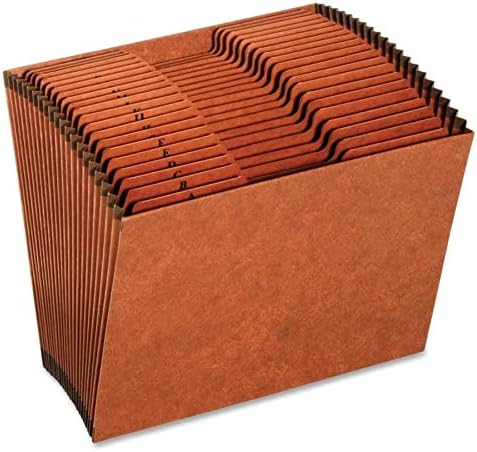 Pendaflex Heavy Duty Expanding File, File Organizer for School, Home and Office, Durable 21-Pocket File, Open Top, 21 Pockets, A-Z, 1/3 Cut Tabs, Letter Size, Brown (R217AHD)