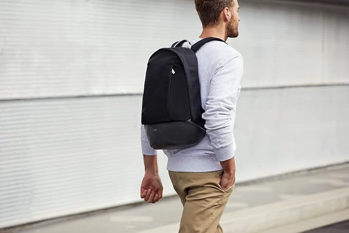 Bellroy Classic Backpack Premium (Leather Panels, Fits 15" Laptop) - Deep Plum