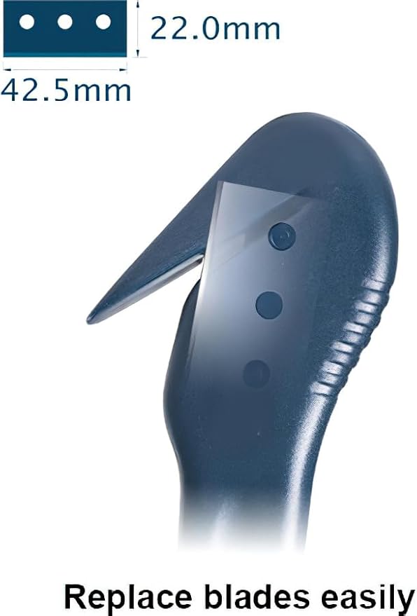 Excell SD-259 Pack of 3 Stretch Film Cutters; Designed to Glide Through Wrapped Films; Made of High-impact Plastic; Replacement Blades not Included