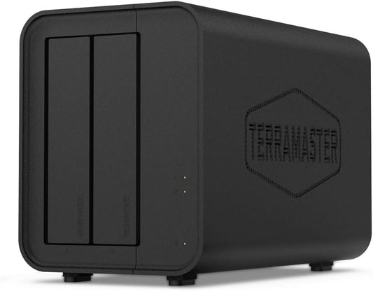 TERRAMASTER D2-320 2Bay USB 3.2 Gen 2 RAID Storage - 10Gbps Type C - Supports RAID 0, 1, Single, JBOD