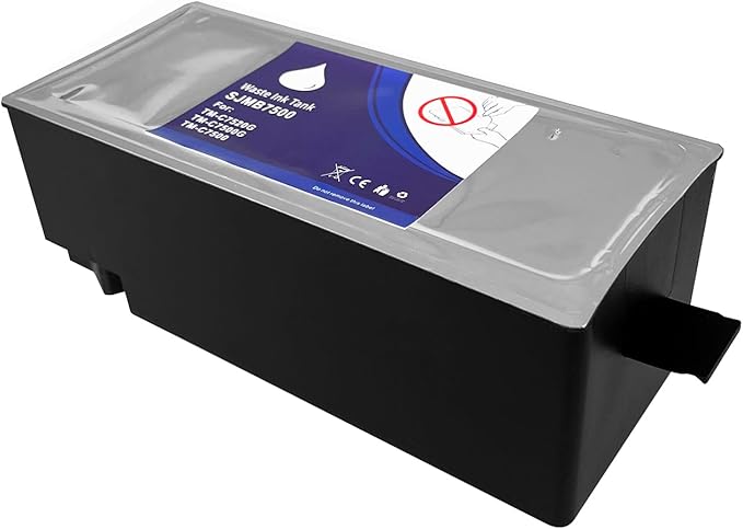 SJMB7500 Maintenance Box Compatible with ColorWorks C7500 C7500G TM-C7520G TM-C7510G Printer Waste Ink Collection